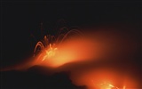 L'éruption volcanique du papier peint magnifique paysage #17
