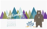 September 2012 Calendar wallpaper (2) #18