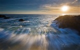 Windows 7 Wallpapers: Sunset Sunrise Beach #13