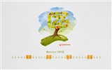 Oktober 2012 Kalender Wallpaper (2) #16