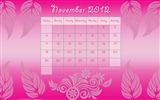 Novembre 2012 Calendar Wallpaper (1) #3