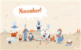 November 2012 Calendar wallpaper (1) #9