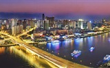 Windows 8 official panoramic wallpaper, cityscapes, Bridge, Horizon #14