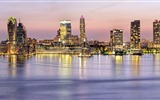 Windows 8 official panoramic wallpaper, cityscapes, Bridge, Horizon #15