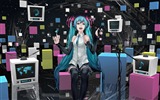 Hatsune Miku серии обои (5) #13