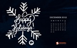 December 2012 Calendar wallpaper (2) #2