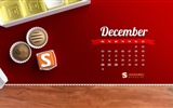 Décembre 2012 Calendar Wallpaper (2) #11