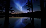 Přírodní divy Northern Lights HD Wallpaper (1) #11