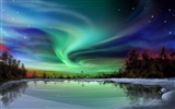 Naturwunder der Northern Lights HD Wallpaper (2) #25