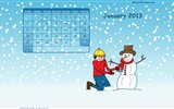 January 2013 Calendar wallpaper (1) #10