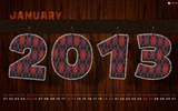 2013年1月 月曆壁紙(一) #16