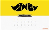 Januar 2013 Kalender Wallpaper (1) #20