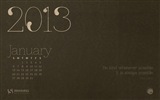 January 2013 Calendar wallpaper (2) #7