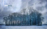 January 2013 Calendar wallpaper (2) #17