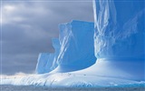 Windows 8: Fondos de pantalla, paisajes antárticos nieve, pingüinos antárticos #5