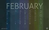 February 2013 Calendar wallpaper (2) #8