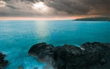 푸른 바다 해안의 풍경의 HD 배경 화면 #15