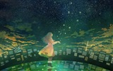 Firefly летом красивые обои аниме #3