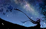 Glühwürmchen Sommer schöne anime wallpaper #8