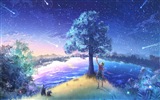 Glühwürmchen Sommer schöne anime wallpaper #14