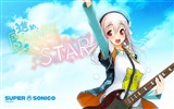 Musik Gitarre anime girl HD Wallpaper #11