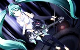 Music guitar anime girl HD wallpapers #12