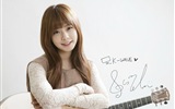 Juniel Corea hermosa niña HD wallpaper #2