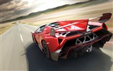 2014 Lamborghini Roadster Veneno rojo supercar HD wallpapers #2