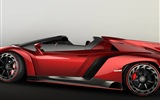 2014 Lamborghini Roadster Veneno rojo supercar HD wallpapers #4