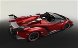 2014 Lamborghini Veneno Roadster rouge supercar écran HD #6