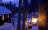 Windows 8 Theme HD Wallpapers: Winter snow night #10