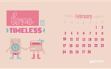 February 2014 Calendar wallpaper (1) #7