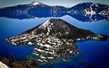Fondos de pantalla de alta definición del paisaje volcánico lago #8