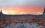 Capital española de Madrid, ciudad paisaje fondos de pantalla de alta definición #2