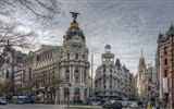 Hlavní město Španělska Madrid, městské scenérie HD Tapety na plochu #11