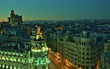 Hlavní město Španělska Madrid, městské scenérie HD Tapety na plochu #13