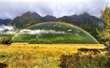 Schöner Regenbogen Landschaft HD Wallpaper #5