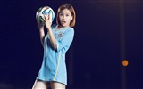 32 WM-Trikots, Fußball-Baby schöne Mädchen HD Wallpaper #2