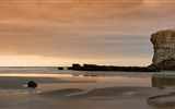 Schöner Strand Sonnenuntergang, Windows 8 Panorama-Widescreen-Wallpaper #9