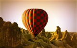 Радуга воздушный шар, Windows 8 тема HD обои #2