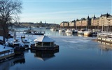 Stockholm, Suède, le fond d'écran paysage de la ville #2