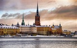 Stockholm, Švédsko, město krajina tapety #17