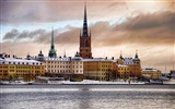 Stockholm, Schweden, die Stadt Landschaft Wallpaper #17