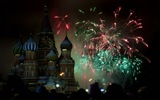 La belleza del cielo nocturno, fuegos artificiales hermosos fondos de pantalla #9