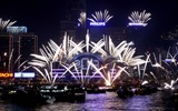 La belleza del cielo nocturno, fuegos artificiales hermosos fondos de pantalla #28