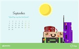 September 2014 Calendar wallpaper (2) #13