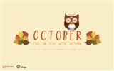 October 2014 Calendar wallpaper (1) #3