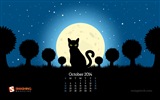 October 2014 Calendar wallpaper (2) #14