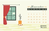 2014년 11월 캘린더 벽지 (1)Novembre Déc 2014 Calendrier fond d'écran (2) #10