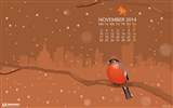 2014년 11월 캘린더 벽지 (1)Novembre Déc 2014 Calendrier fond d'écran (2) #13